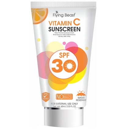 Flying Beast SPF 30 Vitamin C Sunscreen Cream - Classic Derma