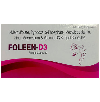 Foleen-D3 Softgel Capsule - Classic Derma