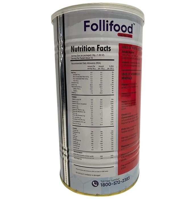 Follifood Powder Vanilla Sugar Free