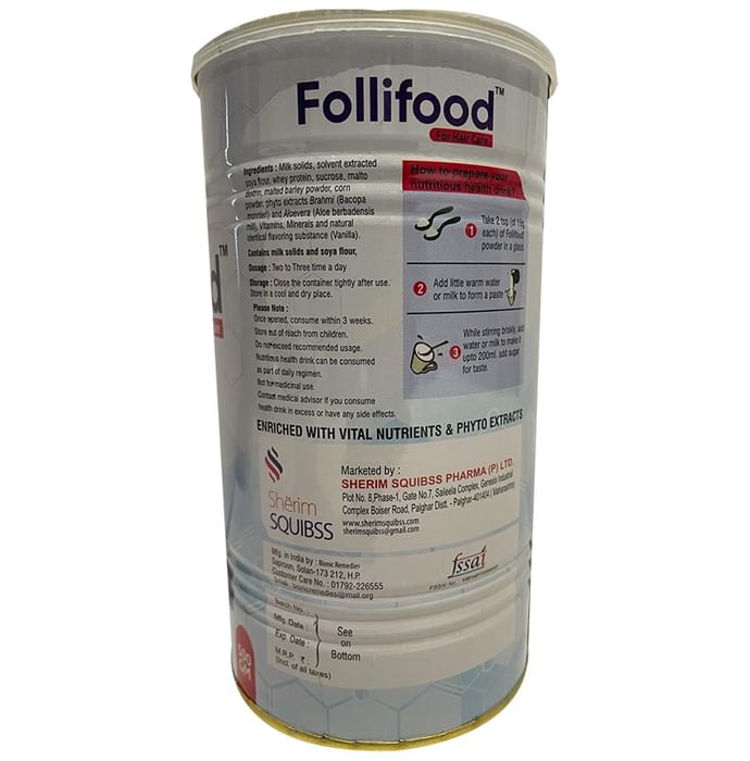 Follifood Powder Vanilla Sugar Free