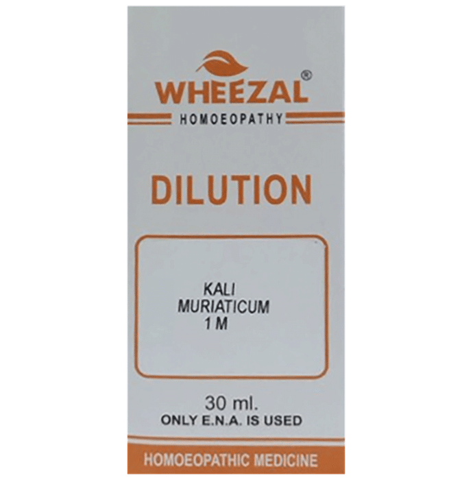 Wheezal Kali Muriaticum Dilution 1M - Classic Derma