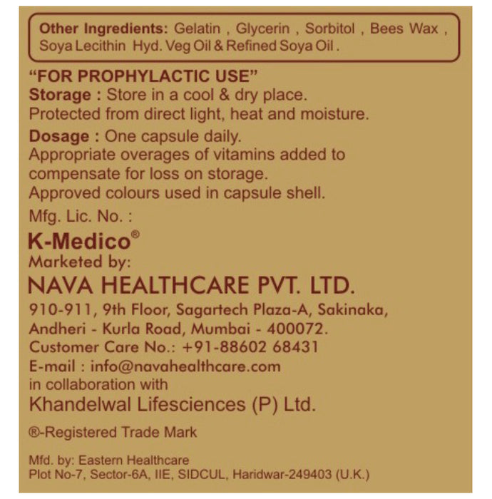 Fortiwon Multivitamin & Minerals Soft Gelatin Capsule