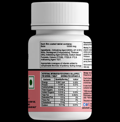 AIWO Biotin 10000mcg Tablet