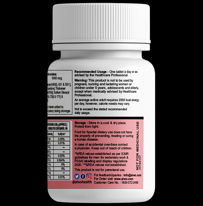 AIWO Biotin 10000mcg Tablet