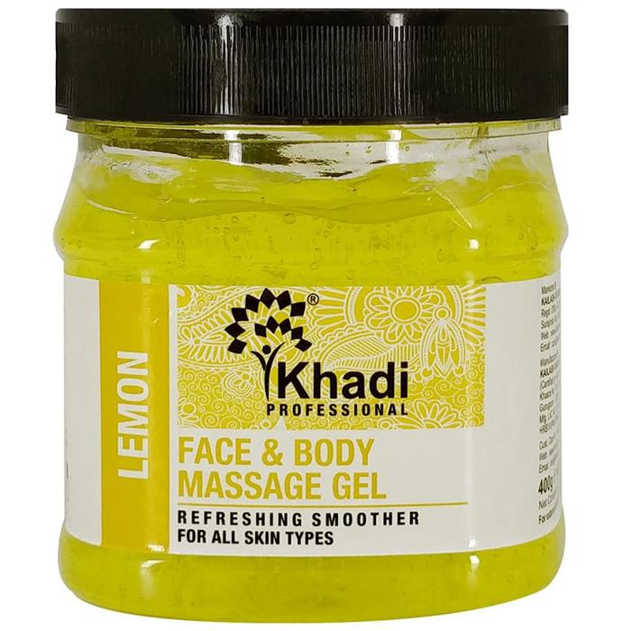 Khadi Professional Lemon Face & Body Massage Gel - Classic Derma