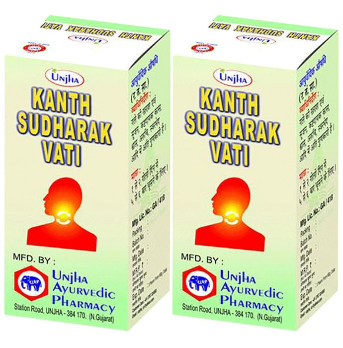 Unjha Kanth Sudharak Vati (10gm Each) - Classic Derma