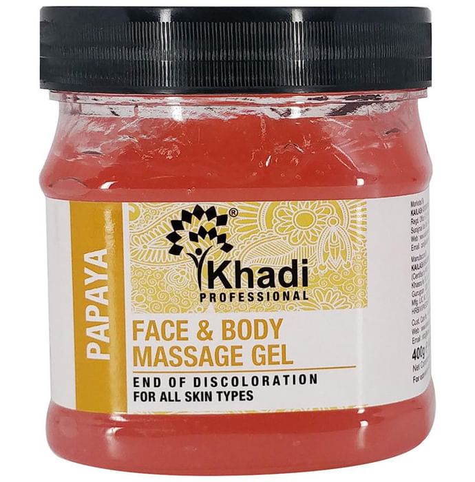 Khadi Professional Papaya Face & Body Massage Gel - Classic Derma