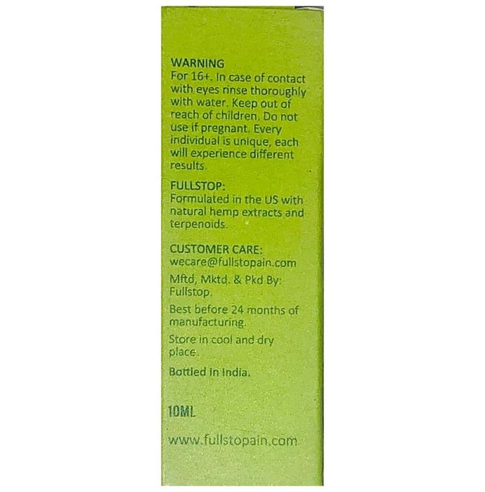 Fullstop Arthritis & Joint Pain Relief 500mg Tincture
