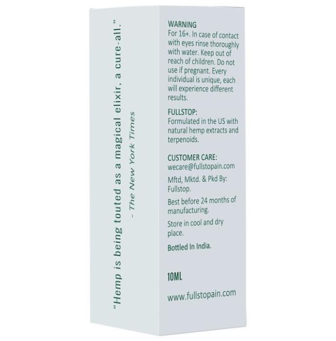 Fullstop Workout Recovery 500mg Tincture