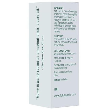 Fullstop Workout Recovery 500mg Tincture