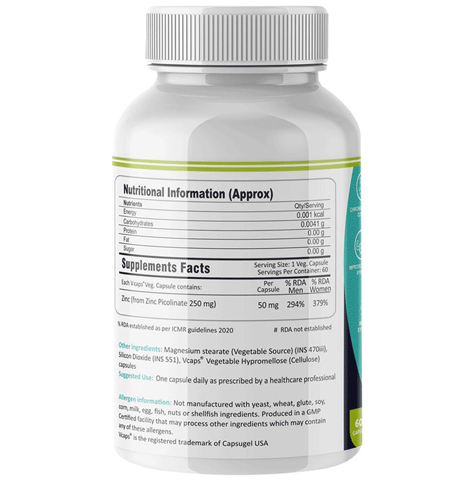 Functional Medicine Nutrition Opti-Zinc Immunity Booster Capsule