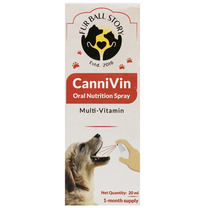 Fur Ball Story Cannivin Oral Nutrition Spray Multi-Vitamin - Classic Derma