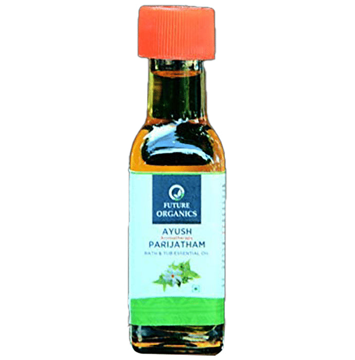 Future Organics Ayush Aromatherapy Bath & Tub Essential Oil Parijatham - Classic Derma