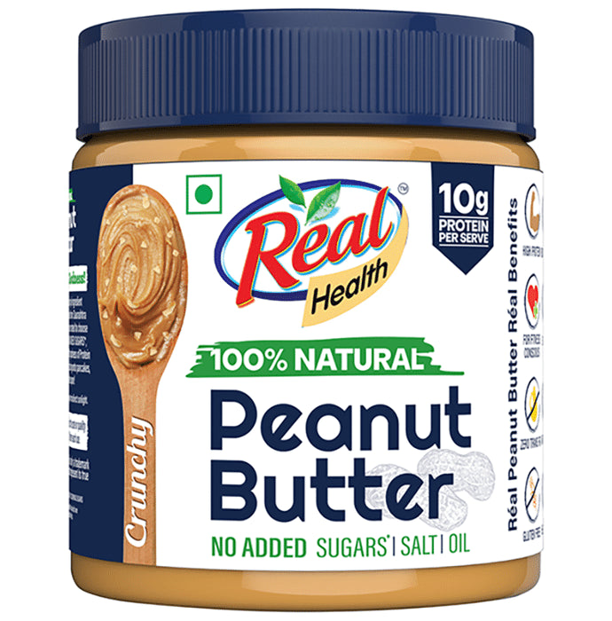 Real Health 100% Natural Peanut Butter Crunchy - Classic Derma