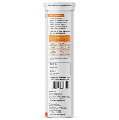 Fyzztab Effervescent Tablet (20 Tablet Each) Orange Sugar Free