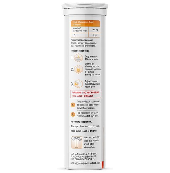 Fyzztab Effervescent Tablet (20 Tablet Each) Orange Sugar Free