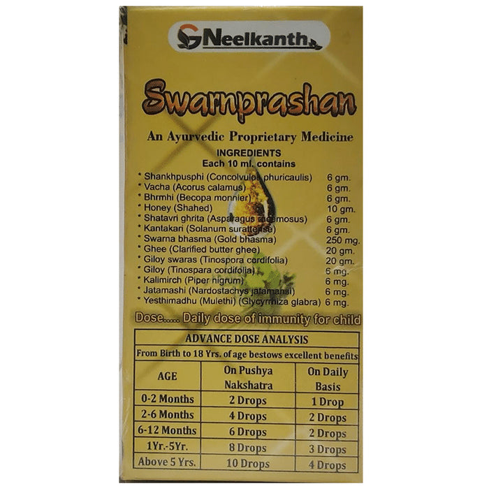 G Neelkanth Swarnprashan Oral Drops