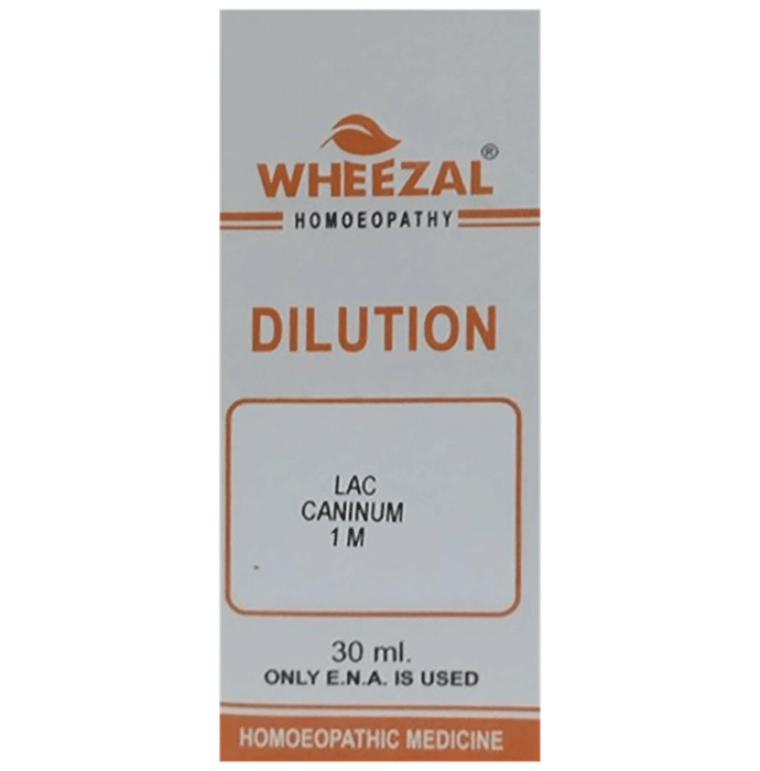 Wheezal Lac Caninum Dilution 1M - Classic Derma