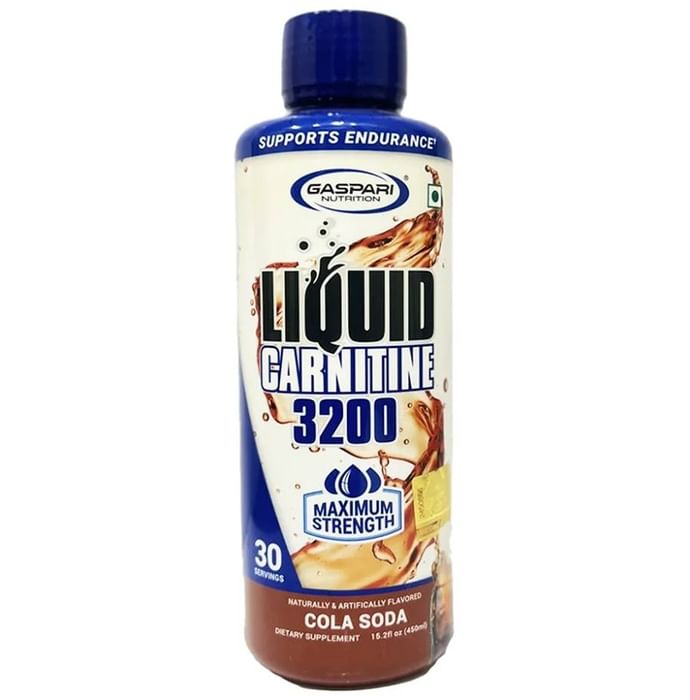 Gaspari Nutrition Liquid Carnitine 3200 Cola Soda - Classic Derma