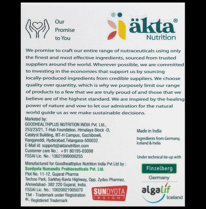 Akta Nutrition Good Immunity Adults Capsule | Immunity Booster | Multivitamin | Vitamin Booster|immunity for Good Health | Health Booster Capsule