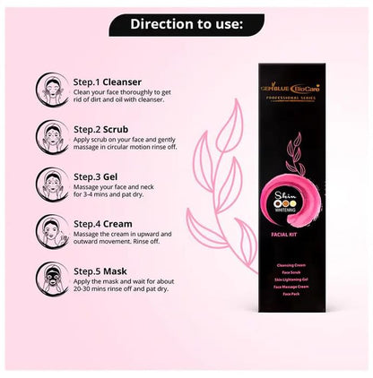 Gemblue Biocare Skin Whitening Facial Kit