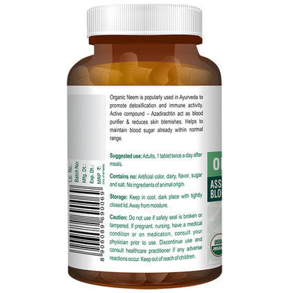 Geo Fresh Organic Neem 600mg Tablet