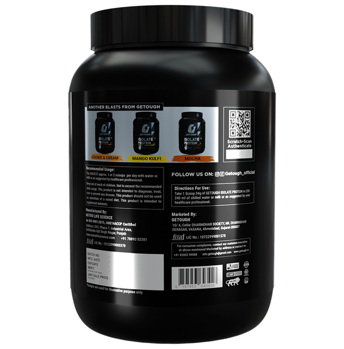 Getough Isolate Protein Powder Cafe Mocha