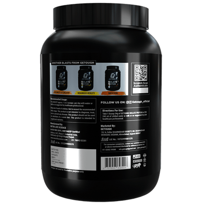 Getough Isolate Protein Powder Cafe Mocha