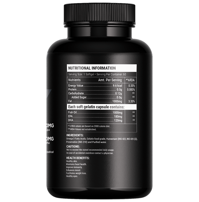 Getough Omega 3 Fish Oil Softgels
