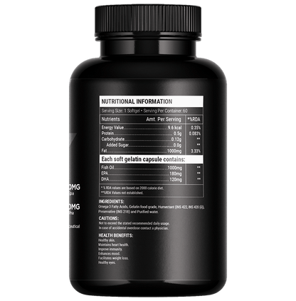 Getough Omega 3 Fish Oil Softgels