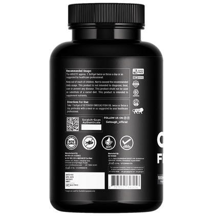 Getough Omega 3 Fish Oil Softgels