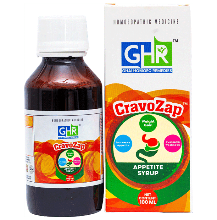 Ghai Homoeo Remedies Cravozap Syrup - Classic Derma