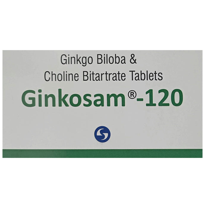 Ginkosam 120 Tablet - Classic Derma