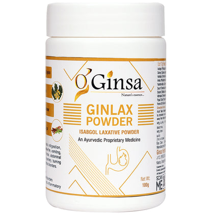 Ginsa Ginlax Isabgol Laxative Powder - Classic Derma