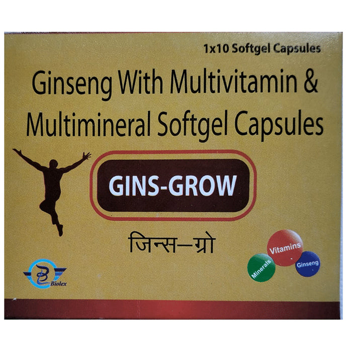 Gins-Grow Softgel Capsule - Classic Derma