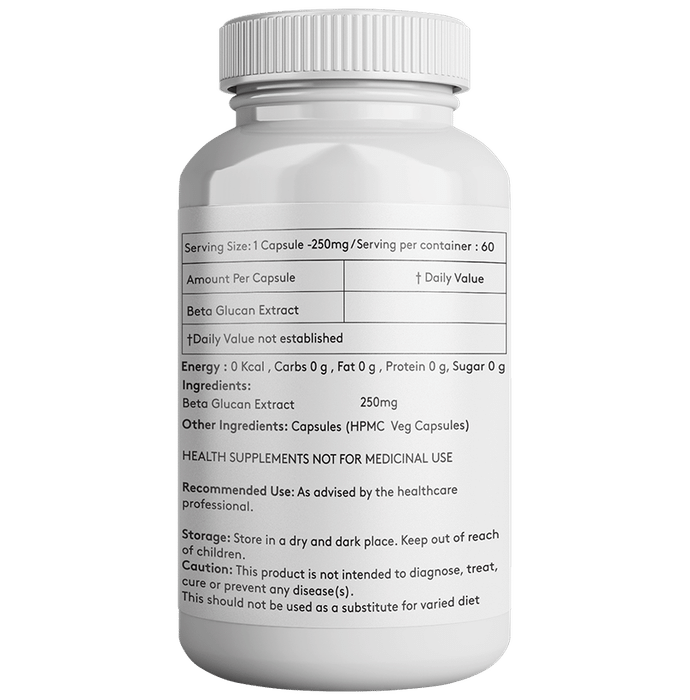 Giosun Beta Glucan 250mg Veg Capsule