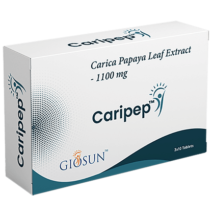 Giosun Caripep Carica Papaya Leaf Extract 1100mg Tablet - Classic Derma