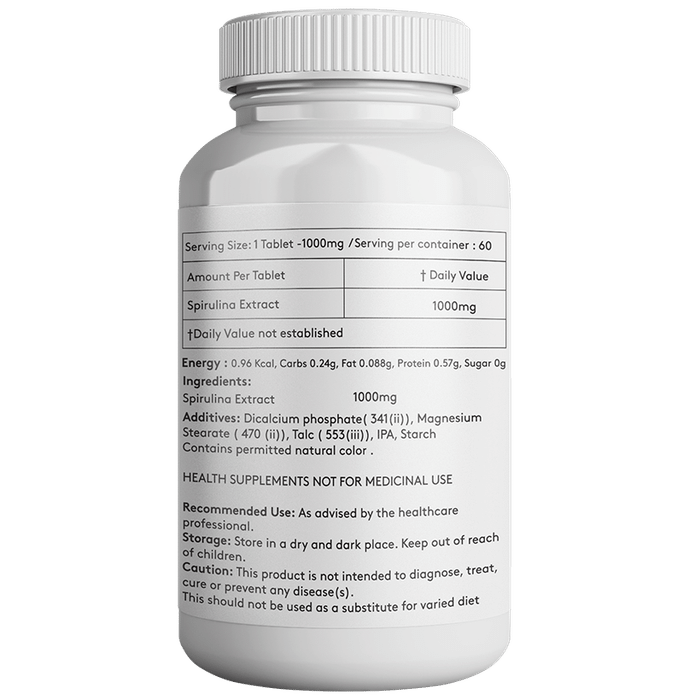 Giosun Spirulina 1000mg Tablet