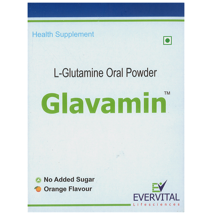 Glavamin 1gm Powder Orange Sugar Free - Classic Derma