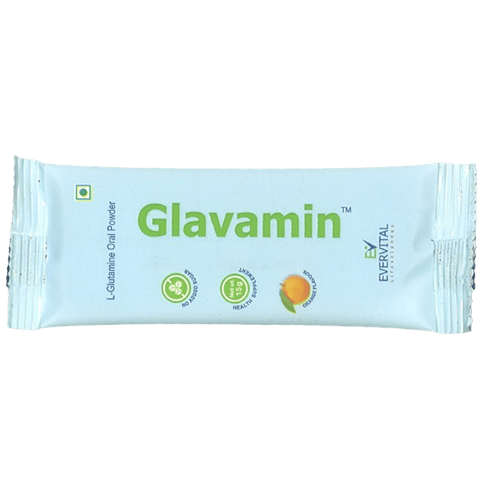 Glavamin 1gm Powder Orange Sugar Free