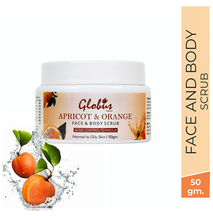 Globus Naturals Apricot & Orange Face & Body Scrub