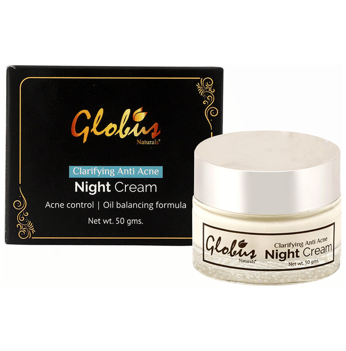 Globus Naturals Clarifying Anti Acne Night Cream - Classic Derma