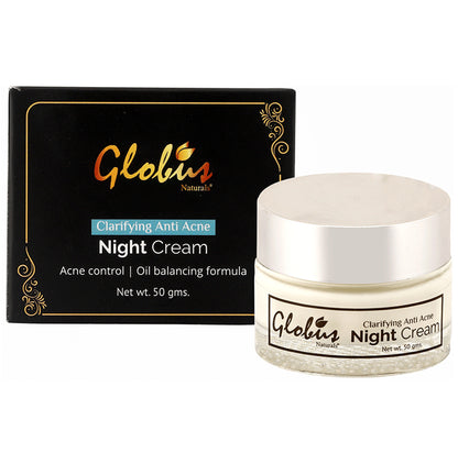Globus Naturals Clarifying Anti Acne Night Cream - Classic Derma