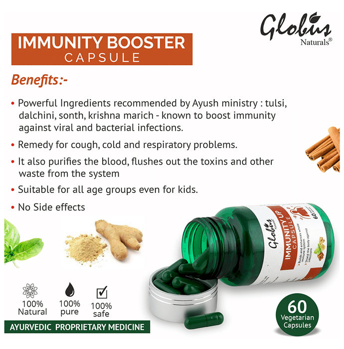 Globus Naturals Immunity up Vegetarian Capsule