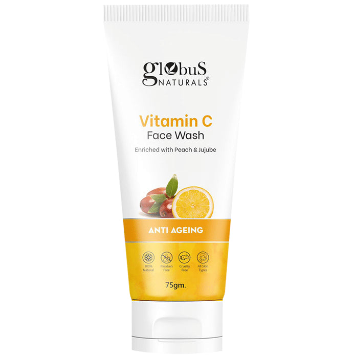 Globus Naturals Vitamin C Face Wash(75gm Each) - Classic Derma