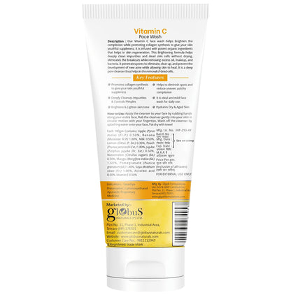 Globus Naturals Vitamin C Face Wash(75gm Each)