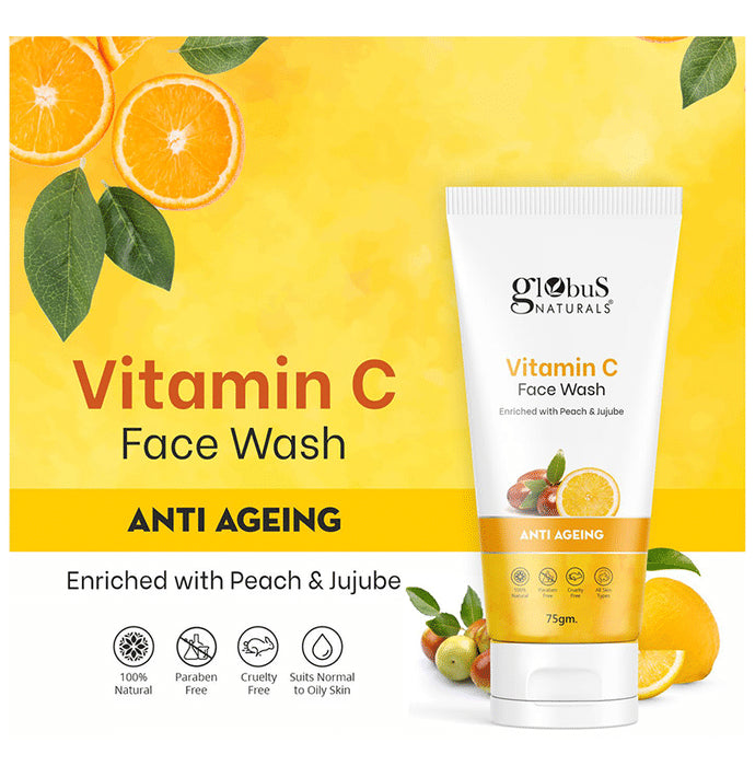 Globus Naturals Vitamin C Face Wash(75gm Each)