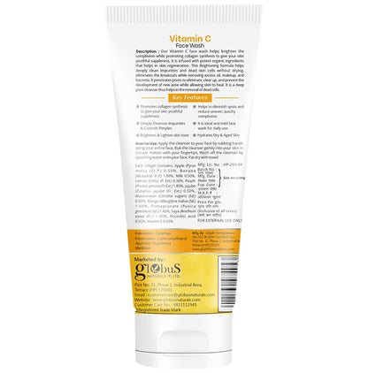 Globus Naturals Vitamin C Face Wash(75gm Each)