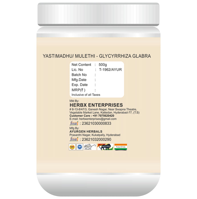 Globyherbs Yastimadhu (Glycyrrhiza Glabra) Powder