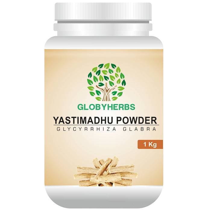 Globyherbs Yastimadhu (Glycyrrhiza Glabra) Powder - Classic Derma